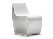 Chaise design Sign Matt en polyéthylène Blanc