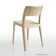 Chaise en bois rouvre naturel Nenè