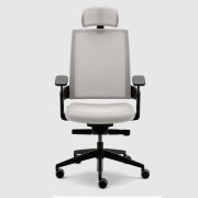 Siège de travail ergonomique haut de gamme 3.60, avec têtière optionnelle