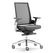 Siège de travail ergonomique 3.60 dossier résille, mécanique synchrone