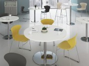 Chaise de collectivité C36, disponible avec pied luge ou 4 pieds droit finition chrome