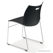 Chaise visiteur coloris noir Carver par Casala