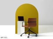 Chaises sur roulettes Miss par Diemme