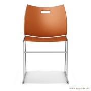 Chaise de conférence Carver brique