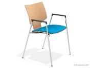 Chaise de conférence Lynx I avec assise garnie