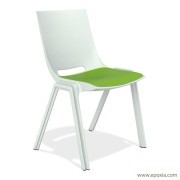 Chaise de conférence Monolink bleu glacier assise apple