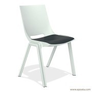 Siège de conférence bleu glacier assise anthracite
