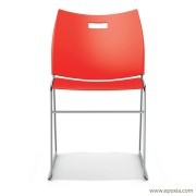Chaise de conférence Carver tomate