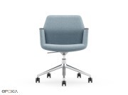 Fauteuil de bureau pivotant Alba, dossier bas