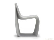 Chaise design Sign Matt en polyéthylène Blanc