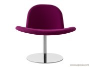 Chaise pivotante fushia Orlando