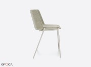 Chaise empilable Aïku Soft, 4 pieds ronds