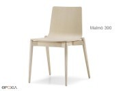 Chaise empilable en bois Malmö 390