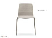 Chaise empilable Inga 5613, assise bois