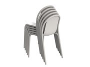 Chaises de restauration empilables Brooklyn par Vondom