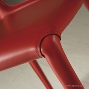 Détail chaise cuir Soffio