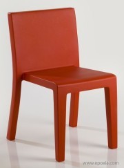 Chaise extérieur Jut rouge