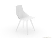Chaise outdoor Faz par Vondom pour intérieur (pieds polycarbonate)