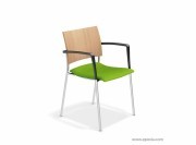 Chaise de conférenceluge Feniks avec assise garnie 