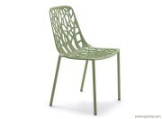Chaise en aluminium vert sauge Forest