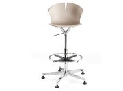 Chaise haute Arome, coque sable