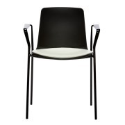 Chaise Lottus 4 pieds et accoudoirs