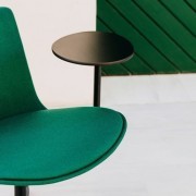 Fauteuil Lottus Lounge fixe, tablette