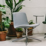 Fauteuil Lottus Lounge fixe, tablette