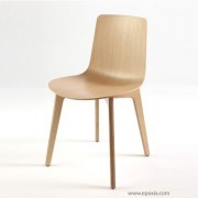 Chaise Lottus Wood, assise et piètement bois