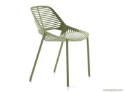 Chaise outdoor Niwa en aluminium vert sauge