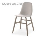 Chaise Coupé, pieds bois 