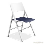 Chaise pliante Axa avec option assise tissu