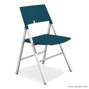 Chaise pliante Axa coloris pétrole