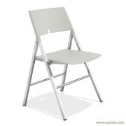 Chaise pliante Axa coloris gris