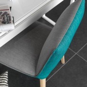 Chaise confortable bicolore Soft 