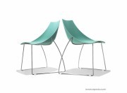 Chaise collectivité Hoop piètement traineau