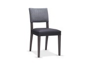 Chaise de restaurant Viope, 4 pieds bois