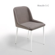 Chaise de réunion tissu Marilyn