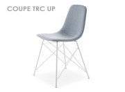 Chaise rembourrée Coupé pieds design
