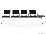 Siège sur poutre Bio, 4 places avec tablette en bout de bench