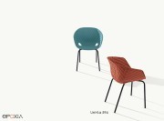 Fauteuil empilable Uni Ka 594, coque polypropylène