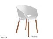 Fauteuil, pieds bois Uni Ka 601