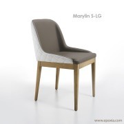 Chaise design Marilyn pieds bois