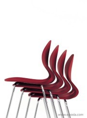 Chaises Pikaia empilables