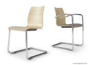 Chaises Woody pieds luge