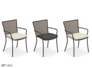 Chaises Athena avec coussin