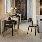 Chaise en bois rouvre foncé Nenè