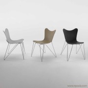 Chaises Trip, pieds design