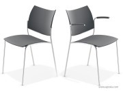 Chaise de conférence Cobra plastique