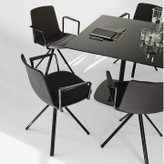 Chaise Lottus Spin, fixe ou pivotante